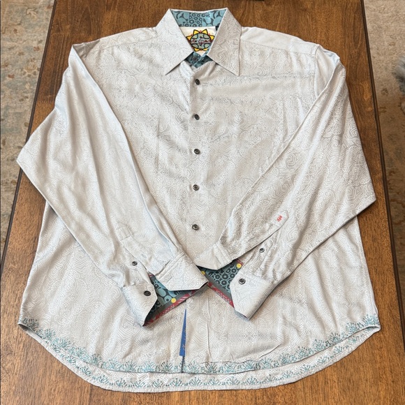 Robert Graham Other - Robert Graham Gray Paisley Button Down Shirt
